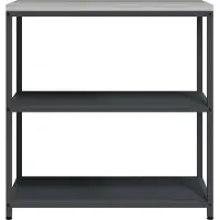 vidaXL Keukenplankeenheid HATTEM Antracietkleurig 90 x 50 x 92 cm