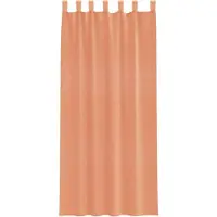 vidaXL Gordijnen met lussen 2 st terracotta 140x245 cm