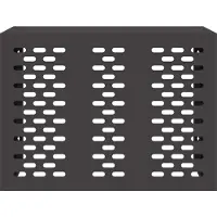 vidaXL Air Conditioner Hoes Zwart 110 x 50 x 80 cm Staal