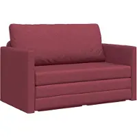 vidaXL Slaapbank Wijnrood 124 x 71 x 78 cm Stof
