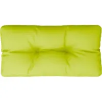vidaXL Palletkussen 80x40x12 cm stof heldergroen