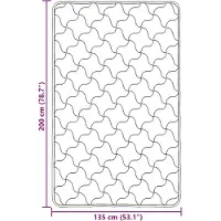 vidaXL Zomer Deken Crème 135 x 200 cm Microvezel en Teddy fleece
