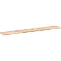 vidaXL Wandschap zwevend 140x20x2 cm onbehandeld massief acaciahout
