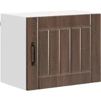 vidaXL Wandkast LUCCA Bruin eiken 50 x 31 x 40 cm Bewerkt hout