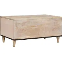 vidaXL Salontafel Wit 100 x 54 x 40 cm Bewerkt hout