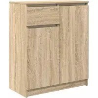 vidaXL Dressoir met lade, Sonoma-eikenhout, 71x35x84 cm, houtvezel