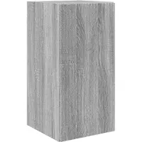 vidaXL Tv Wandkast Set 4 st Grijs Sonoma Bewerkt hout