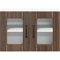vidaXL Wandkast LUCCA, bruineikenlook, 60 x 31 x 40 cm, houtvezel