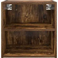 vidaXL Hangkast Rook Eiken 40 x 29,5 x 40 cm Bewerkt hout