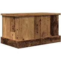 vidaXL Opbergbox 30x50x28 cm bewerkt hout oud houtkleurig
