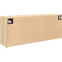 vidaXL Badkamerwandkast 100x25x40 cm bewerkt hout sonoma eikenkleurig