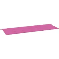 vidaXL Bank Kussen Oxford Stof Roze 180 x 50 x 3 cm