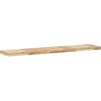 vidaXL Wandschap zwevend 160x30x4 cm onbehandeld massief acaciahout
