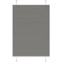 vidaXL Plissé rolgordijn 90x150 cm stofbreedte 89,4 cm antraciet