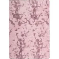 vidaXL Hoogpolig vloerkleed NAVARRA 200x290 cm polyester stoffig roze