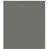 vidaXL Rolgordijn verduisterend 125x150 cm stofbreedte 121,6 cm grijs