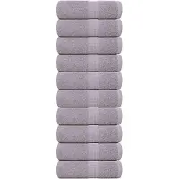 vidaXL Washandjes FROGN 10 st 30x30 cm 360 g/m² grijs
