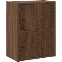 vidaXL Boekenkast 40x24x52 cm bewerkt hout bruin eikenkleurig