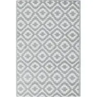 vidaXL Buitenkleed ARAKIL 120x180 cm PP grijs