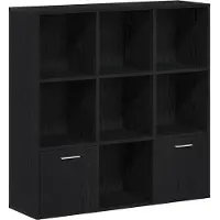 vidaXL Boekenkast 98x29x97,5 cm bewerkt hout zwart eikenkleur