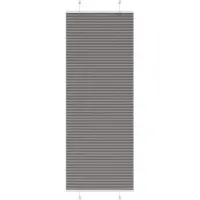 vidaXL Plissé rolgordijn 80x200 cm stofbreedte 79,4 cm antraciet