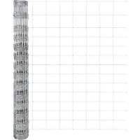 vidaXL Gelast Draadhek met Spikes 50 x 1,2 m Gegalvaniseerd staal Mesh