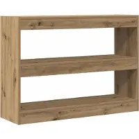 vidaXL Boekenkast 2-laags 100 x 30 x 72 cm Bewerkt hout