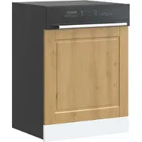 vidaXL - Vaatwaspaneel - Porto - 60x1,5x57 - cm - bewerkt - hout - artisanaal - eiken