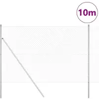 vidaXL Gaashek, op de grond te plaatsen, 10 x 1,5 meter, verzinkt staal