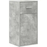 vidaXL Dressoir met lade Beton Grijs 38 x 34 x 75 cm