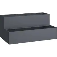 vidaXL Plantenbak Antraciet 100 x 60 x 45 cm Koudgewalst staal