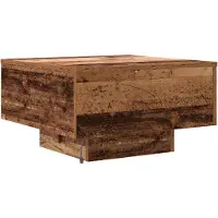 vidaXL Salontafel Oudhout 55 x 55 x 31 cm Bewerkt hout