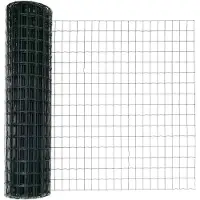 vidaXL Grond Fix Gelast Draadhek 10 x 1,2 m (B x H) PVC-Coated Staal