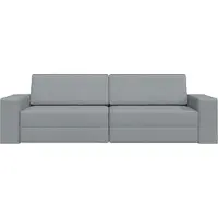 vidaXL Slaapbank Lichtgrijs 245 x 78 x 77 cm Stof
