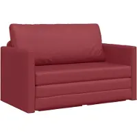 vidaXL Slaapbank Wijnrood 124 x 71 x 78 cm Kunstleer