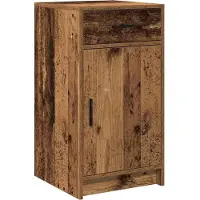 vidaXL Dressoir Oudhout 40 x 40,5 x 75 cm Bewerkt hout