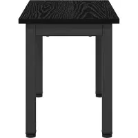vidaXL Salontafel, zwart, eikenlook, 60 x 30 x 36 cm, houtvezel