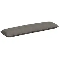 vidaXL Rugkussen Lichtgrijs 200 x 50 x 19 cm Corduroy stof