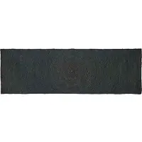 vidaXL Vloerkleden Donkergrijs 80 x 300 cm Jute