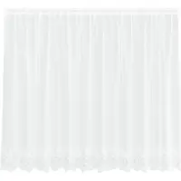 vidaXL Lacegordijn Wit 300 x 140 cm Polyester