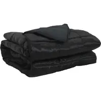 vidaXL Volledig Jaar Dekbed 220 x 260 cm 300 gsm Zwart