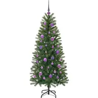 vidaXL Kunstkerstboom met 150 LED met standaard Groen 150 cm PE en PVC