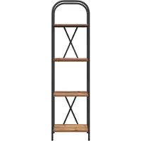 vidaXL Boekenplank 4-laags 40 x 30 x 146 cm Bewerkt hout Oudhout