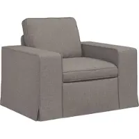 vidaXL Bank Taupe 103 x 80 x 82 cm Stof