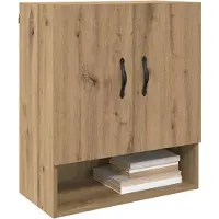 vidaXL Wandkast 60 x 31 x 70 cm Bewerkt hout Artisan Eiken