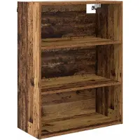 vidaXL Highboard Oud Hout 69,5 x 32,5 x 180 cm Bewerkt hout