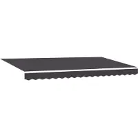 vidaXL Uitschuifbare luifel Antraciet 400 x 200 cm