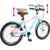 vidaXL Kinderfiets 24 Inch voor 8-12 jaar oud Lichtblauw
