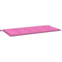 vidaXL Stoelkussen Oxford Stof Roze 100 x 50 x 3 cm