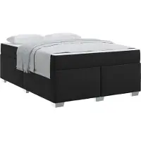 vidaXL Bedframe Zwart 160 x 200 cm Stof